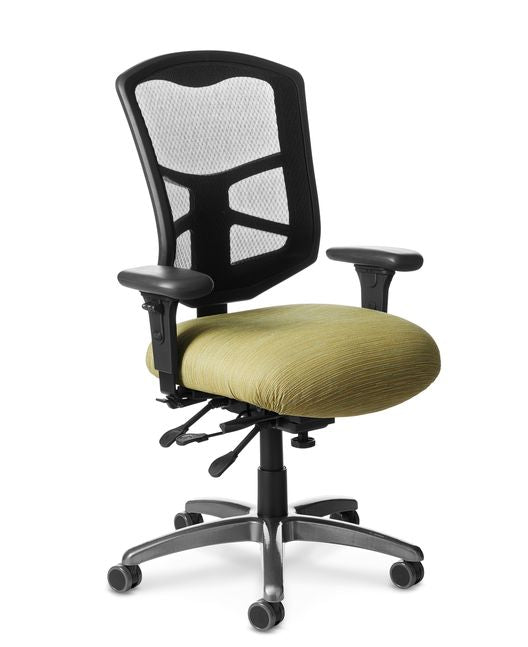 Grade 2 Fabric Memory Foam Seat & Mesh Back YES Series Office Chair