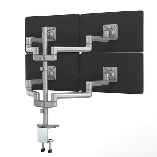 Sena SENAEX4-FF Pole-Mounted Quad 2 Over 2 Fixed Monitor Arm