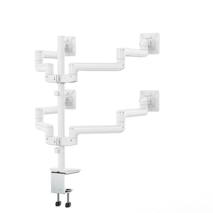 Sena SENAEX4-FF Pole-Mounted Quad 2 Over 2 Fixed Monitor Arm