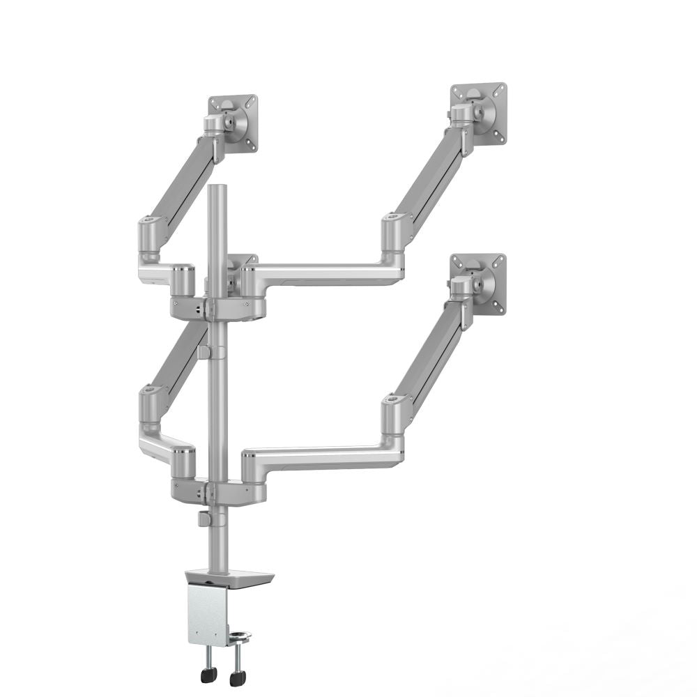 Sena SENAEX4-FM Pole-Mounted Quad 2 Over 2 Fixed + Motion Monitor Arm