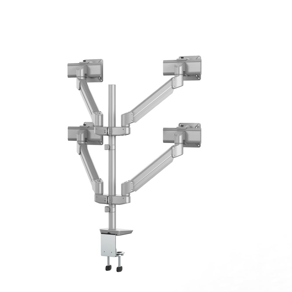 Sena SENAEX4-MS Pole-Mounted Quad 2 Over 2 Motion + Slider Monitor Arm