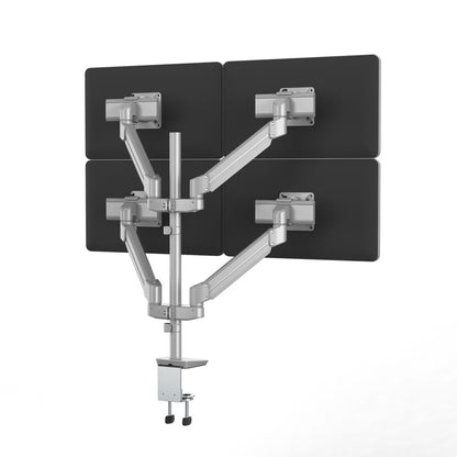 Sena SENAEX4-MS Pole-Mounted Quad 2 Over 2 Motion + Slider Monitor Arm