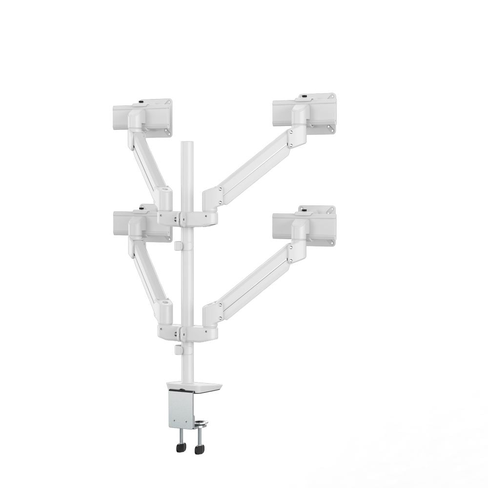 Sena SENAEX4-MS Pole-Mounted Quad 2 Over 2 Motion + Slider Monitor Arm