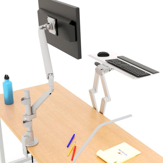 Workrite Solace Stealth SOL-LT-SA-M6W Sit Stand Desk Converter