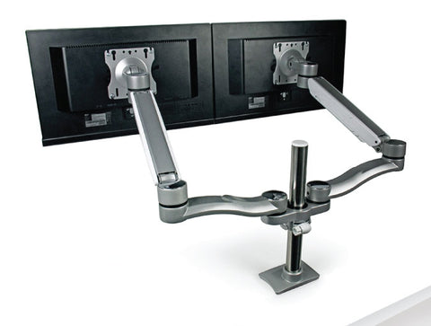 Double Arm Monitor Desk Mount