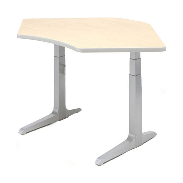 2 Leg Electric Adjustable Height Work Table - Ergsource